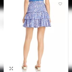 Sundry Wild Floral Tiered Ruffled Mini skirt Coquette Fairycore Romantic Garden